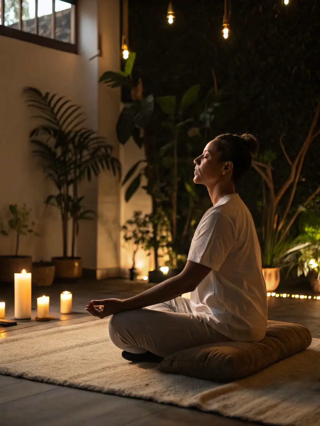 An image depicting a calm and relaxing environment, illustrating stress relief techniques being practiced, symbolizing Stress Management Coaching.
